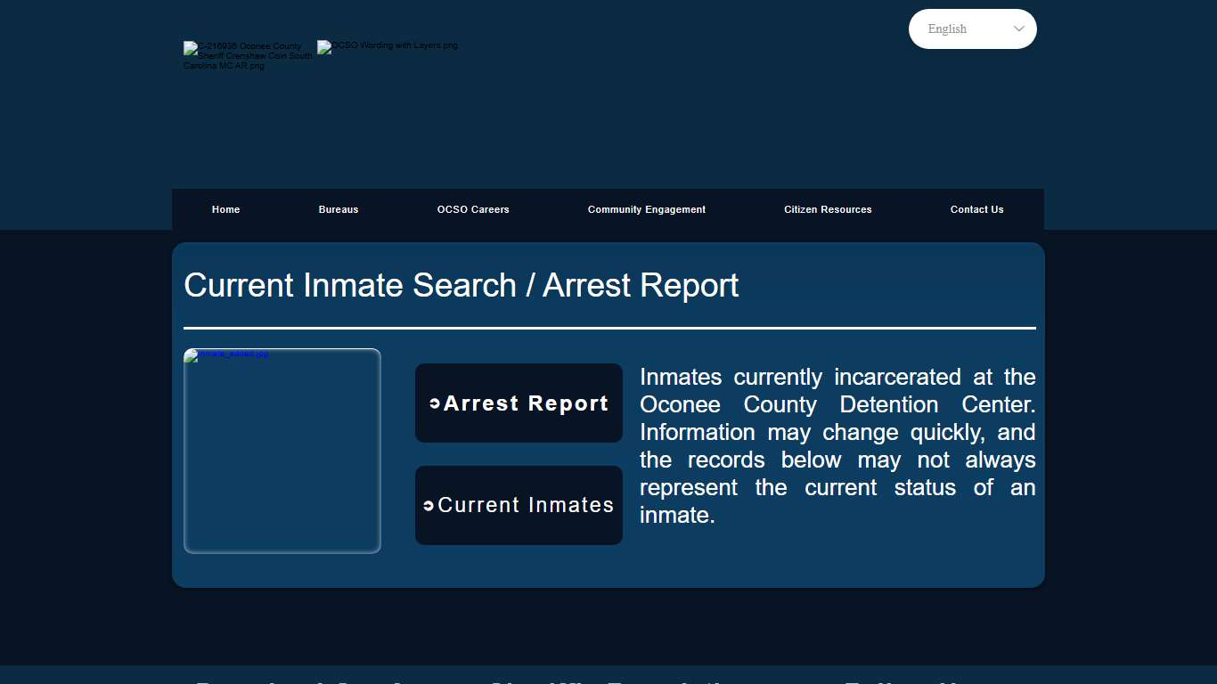 Inmate Search & Arrest Report oconeelaw